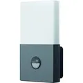 Osram LED Wandlampe, Noxlite, grau, Tageslichtsensor, Bewegungssensor, aussenenleuchte, 6 Watt, warmweiss- 3000K - Grau