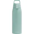 SIGG - Edelstahl Trinkflasche - Shield ONE Milky Blue - Für Kohlensäurehaltige Getränke Geeignet - Auslaufsicher - Federleicht - BPA-frei - Outdoor & Fitness - Blau - 1L