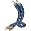 Inakustik Premium Stereo-Verbindung (0.75 m, Cinch Kabel) (00404007)