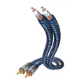 Inakustik Premium Stereo Audiokabel, 0,75 m