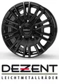 4x Dezent KE 7,5x18 5/120,0 ET60 Black/poliertshed