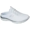 Skechers SUMMITS SWIFT STEP Sabot Sommerschuh, Schlappen, Schlupfschuh in veganer Verarbeitung weiß 42
