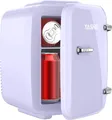 YASHE Mini Kühlschrank 4 Liter Kosmetik Getränke Schlafzimmer Büro Zuhause Lila