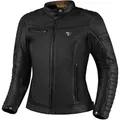 SHIMA Winchester 2.0 Damen Motorrad Lederjacke, schwarz, Größe L