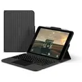 UAG Rugged Bluetooth Tastatur mit Trackpad, UK Englisch - iPad 10.2 2019/2020/2021 - Schwarz