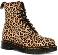 Dr Martens 1460 Pascal Schnürsenkel Leder Damen Stiefel IN Leopard EU 36-42