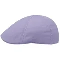 Stetson Texas Cotton Flatcap UV Schutz 40+ Unifarbene Schirmmütze Frühjahr Sommer Flieder M (56-57 cm)