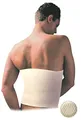 DELUXE Angora & Merino Rückenwärmer, Nierenwärmer, Wärmegürtel für Damen und Herren, Nierengurt, Nierenschutz, Thermo Gurt, Leibwärmer aus Wolle (L)