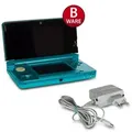 Nintendo 3DS Konsole in Aqua Blau / Blue + Ladekabel #3B