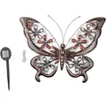 Led Solar Wandlicht - Schmetterling