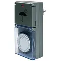 Brennenstuhl 1506464 Tageszeitschaltuhr MZ 44, IP 44, anthrazit, FR