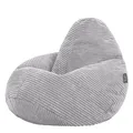 Icon Dalton Pouf, grau, weich, für Kinder, fürs Zimmer und zum Spielen