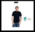 PROMODORO Mens Premium T-Shirt Gr.M schwarz  100% Baumwolle