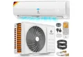 KESSER Split-Klimagerät Set Quick Connect Split Klimaanlage 9000 BTU Kühlen & Heizen 2,6kW R32, mit WiFi & App Funktion, Fernbedienung, Timer, inkl. Montagematerial