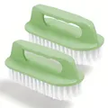 Scheuerbürste Set 2X Reinigungsbürste mit Handgriff, Handbürste, Putzbürste, Universal-Bürste für Badezimmer, Haushalt & Küche, Fliesen - strapazierfähige Borsten, Robustes Material - SEMIKLU.14