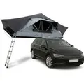 Juskys Autodachzelt Lago 140 x 240 cm Schwarz Grau