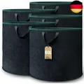Pflanzsack (5 Stück) - 60L Pflanztasche aus Vliesstoff - Pflanzentasche für K