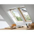 VELUX Holz Klapp Schwingfenster GPL  UK04 2070 weiß lack THERMO    Alu 134x98 Uw-Wert: 1,3