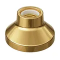 ledscom.de Deckenleuchte/Lampenfassung ELEKTRA, Porzellan, gold glänzend, 1x E27 max. 300W