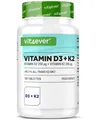 Vitamin D3 10.000 I.E. + Vitamin K2 200 mcg 100 Tabletten MK7 Menachinon-7 IE IU