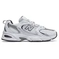 New Balance für Damen. MR530 Schuhe 530 weiß/blau (44.5), Wohnung, 1 bis 3 cm, Schnürsenkel