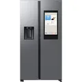 Samsung Family HubTM RS97F Side by Side mit View Inside und Wassertank, EEK: E, 614 L Edelstahl