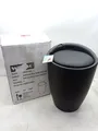 WENKO Hocker Candy Black matt mit Waeschesack