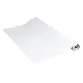 Klebefolie Uni Matt Weiß Dekofolie Möbelfolie Tapeten selbstklebende Folie, PVC, ohne Phthalate, Weiß, 45 cm x 2 m, 160 µm (Stärke: 0,16 mm), Venilia, 53288