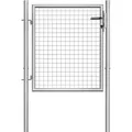 Gartentor Verzinkter Stahl 105x125 Cm Silbern - Vidaxl