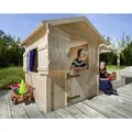 WEKA Spielhaus "Tabaluga", BxHxT: 286 x 154 x 153 cm, Holz, natur - beige