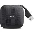TP-Link UH400 Schnittstellen-Hub USB 3.2 Gen 1 (3.1 Gen 1) Type-A 5000 Mbit/s Schwarz - Schwarz