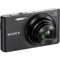 Sony Digital-Fotokamera DSCW830B.CE3, 20,1MP, Farbe: Schwarz - Schwarz