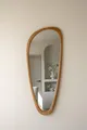 Indore Home – Spiegel – organische Form – asymmetrisch – Wandspiegel – 120 cm – Holz