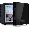 Klarstein Frosty Mini-Kühlschrank - kompakte Minibar mit Thermoelektrischem Kühlsystem, freistehend, 10 Liter Fassungsvermögen, Kühlung: 12 - 1... - Schwarz