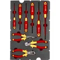 Einhell Werkzeug-Pad Elektriker-Werkzeuge E-Case 9-teilig