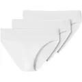 Schiesser Slip Essentials (3er Pack) mit perfekter Passform weiß 42