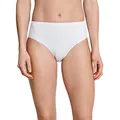 Schiesser Damen Slips (DE/NL/SE/PL, Numerisch, 42, Regular, Regular, 3 x weiß)