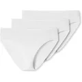 SCHIESSER Damen Slips 3er Pack - Jazz-Pants, Cotton Essentials, Basic, Stretch