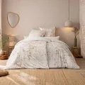 Estella Mako-Satin Bettwäsche Raphael elfenbein Kissenbezug einzeln 80x80 cm - beige;braun
