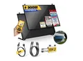 Balkonkraftwerk 900W/800W Solaranlage mit Wand/Gartenhaus Halterung Steckerfertig WIFI Komplettset Photovoltaik Anlage 800W, Kabellänge: 5m