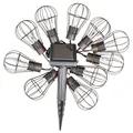 Haushalt International HI 70370 LED Solar Lichterkette mit 10 warmweissen Lampen