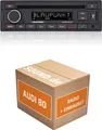 Autoradio Einbaupaket mit Milano 200 BT passend für Audi 80 B3 Typ 89 | Bluetooth USB