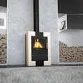 Kaminofen HS Flamingo ESPO 2 Creme 9 kW Kamin Ofen Holzofen