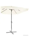 ONDIS24 Marktschirm Sonnenschirm 3x2 Meter, Knick-Gelenk, Kurbel, mit Air-Vent