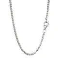 Halskette 65cm Panzerkette diamantiert 925 Silber Collier 2,8mm breit Kette fein