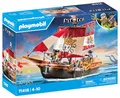 PLAYMOBIL Pirates 71418 Piratenschiff, aufregende Abenteuer auf hoher See, mit umfangreichem Zubehör wie Fernrohr, Kompass und Kanonen, Spielzeug für Kinder ab 4 Jahren