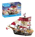 PLAYMOBIL Pirates 71418 Piratenschiff, aufregende Abenteuer auf hoher See, mit u