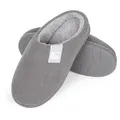 Uni Premium Cord Hausschuhe HEYO Pantoffeln Memory-Foam Teddy-Futter Slippers 40/41 - 40-41