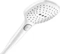 hansgrohe Duschkopf Raindance Select E, Handbrause 120mm, 3 Strahlarten, Mattweiß