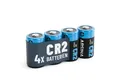 ABSINA 4x CR2 3V Lithium Batterie für Kamera, Fotoapparat, auslaufsicher Batterie, (1 St)